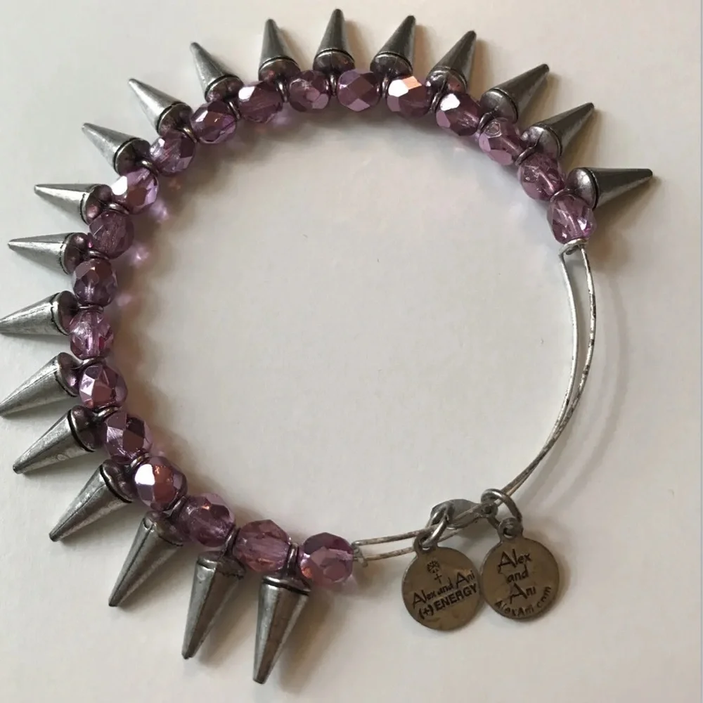 ALEX ANI SPIKE OF CREATIVITY BRACELET - MINT